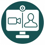 image d'appel à l'action de prise de rendez vous en visio-conférence